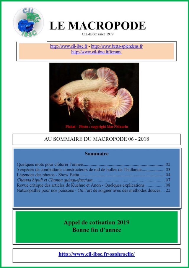 Sommaire de la revue du Macropode. - Page 3 2018-016