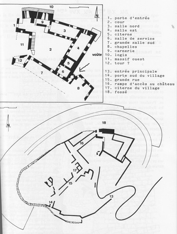 Architecture du Castellas  Plan-010