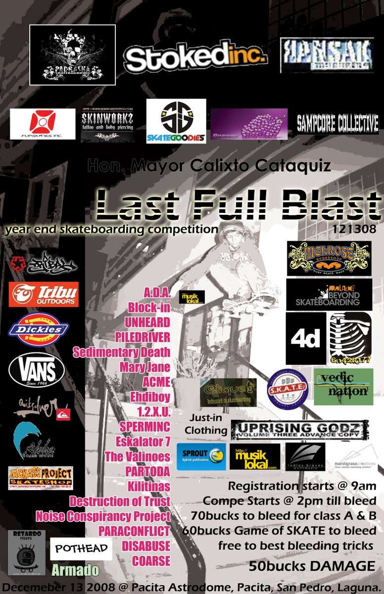 Last Full Blast Skate compe. plus gig Dec. 13, 2008 Event-10