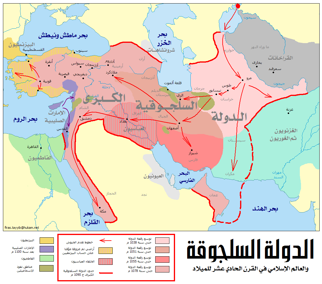 خريطة الدولة السلجوقية                   Ououou10
