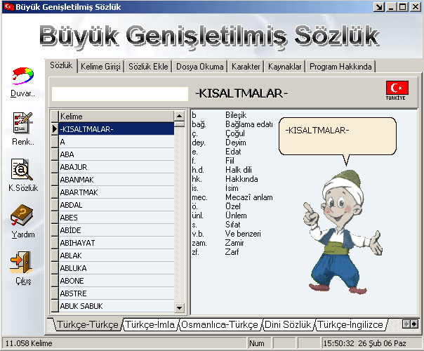 boyle kapsamli bir sozluk gormediniz!! Sozluk10