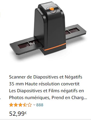 UN SCANNER DE DIAPOS ET DE NÉGATIFS EN BANDES DIRECTEMENT SUR PC OU MAC Scanne10