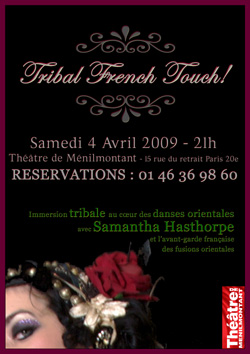Spectacle Tribal French Touch! - 04/04/2009 - Paris Affich10