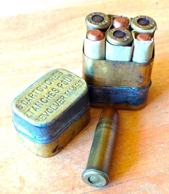 Cartouches 8 mmx27 pour revolver réglementaire mod 1892 Boite-10