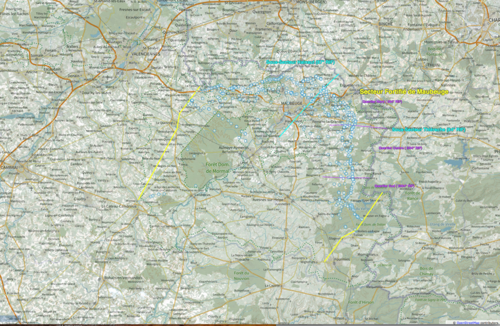 MAUBEUGE secteur fortifié n°4 Secteu10