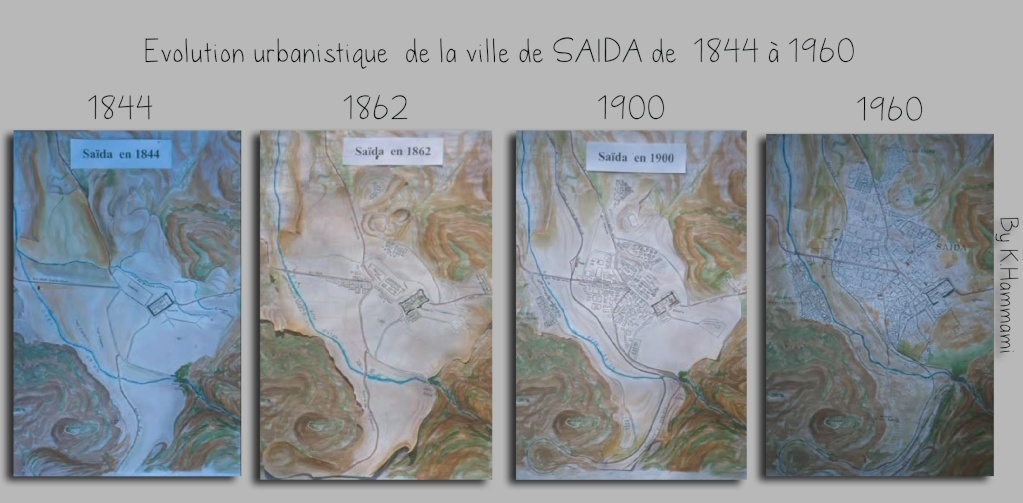 Evolution urbanistique de Saïda de 1844 à 1960 Evolut10