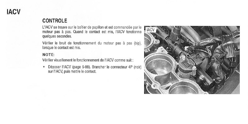 Voyant Moteur "clignotant" 1000 CBR SC59 Iacv10