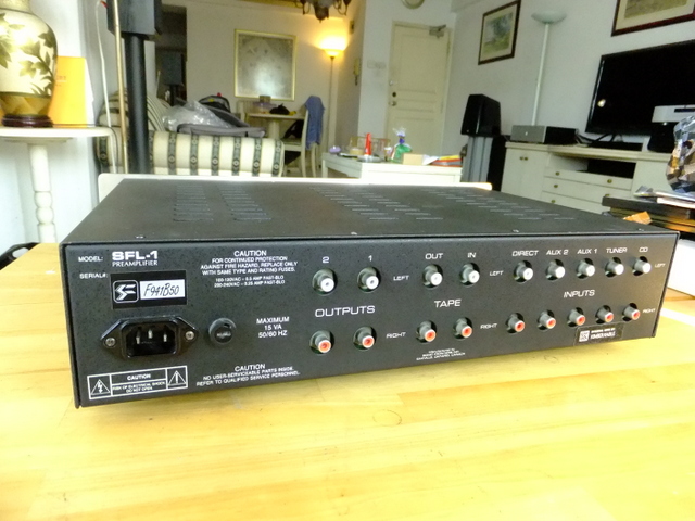 Sonic Frontiers SFL-1 Signature preamp (used) SOLD Dscf1913