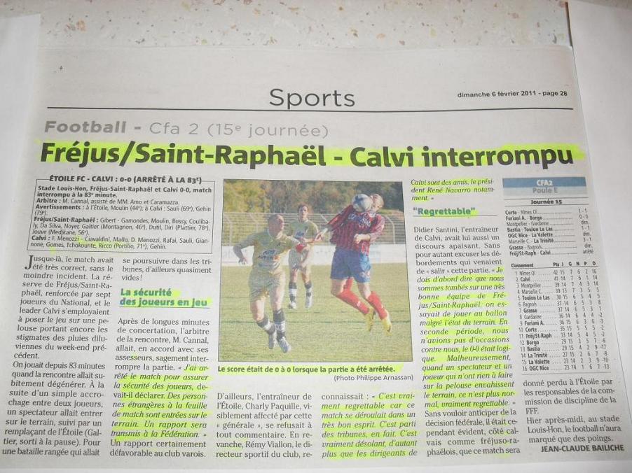 FC CALVI // CFA JOUEURS ET COACHS  Sdc15610