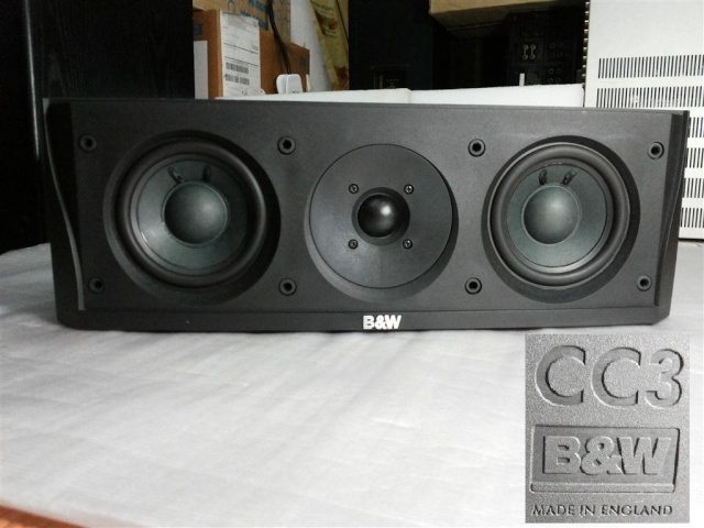 B&W CC3 center speaker sold 20130810