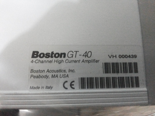 FS: Boston Acoustics GT-40 car amp (NOS) 20131022