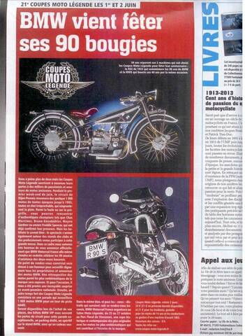 90 ans de BMW motos au Coupes Moto Legende à Dijon, 1er et 2 juin