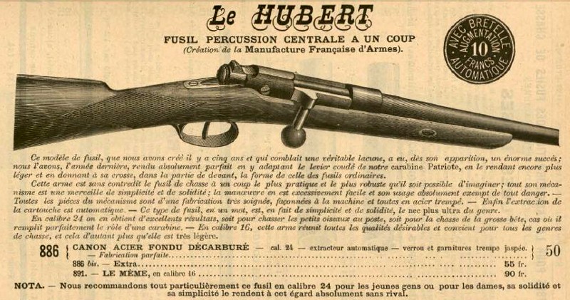 Extracteur fusil Le Hubert St Etienne (version du commerce du Gras) - Page 2 189010