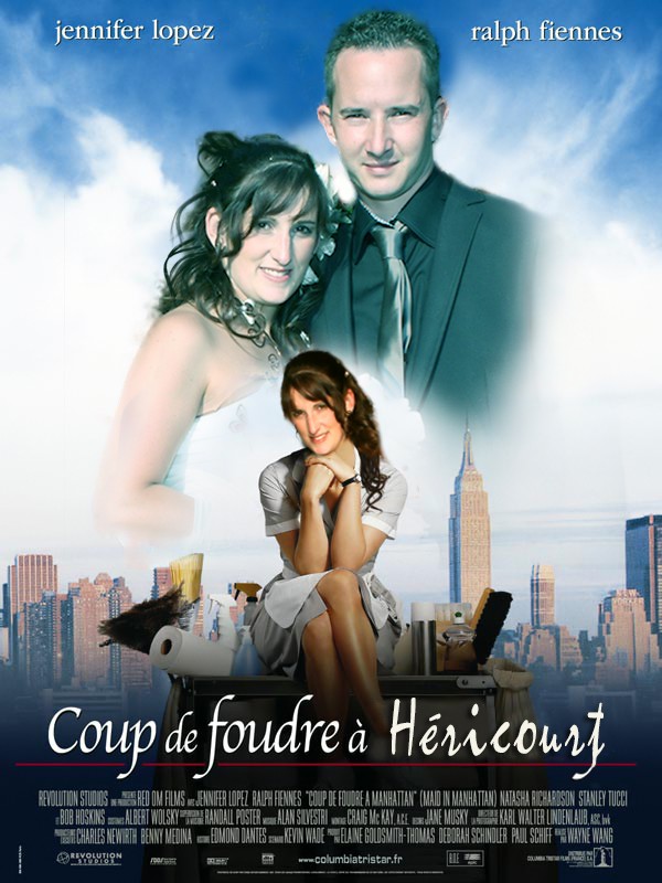 affiche de film personnalisée sur thème mariage Affich27