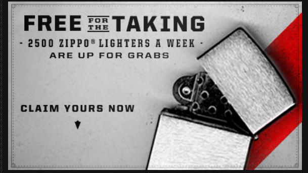 FREE Zippo Lighter from Marlboro Zip10