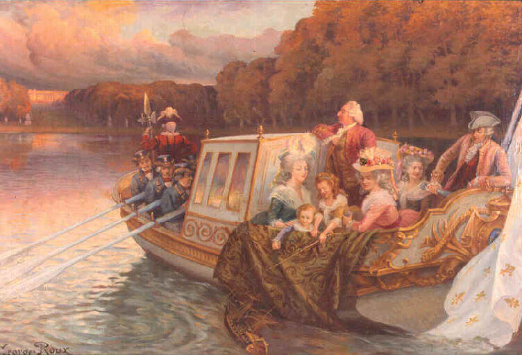 Les voyages en bateau de Marie-Antoinette. Ganges10