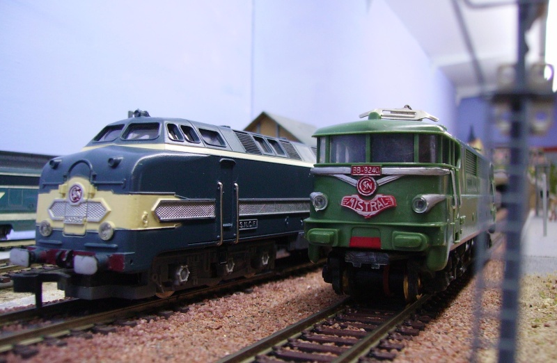 Mon parc de locomotives dont ma préféré la CC 060 BD. U11