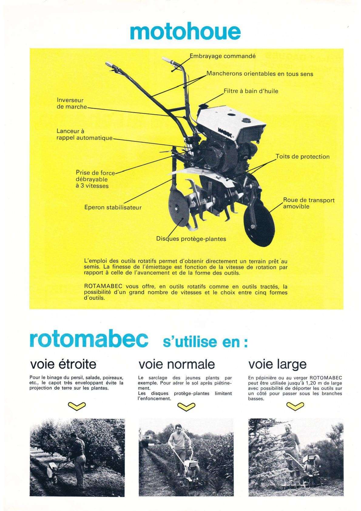 Brochure & Notice Mabec Rotomabec Uw1211