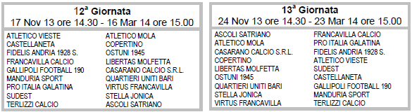 CALENDARIO CAMPIONATO NAZIONALE DI ECCELLENZA PUGLIA 2013/2014 - Pagina 2 Cattur16