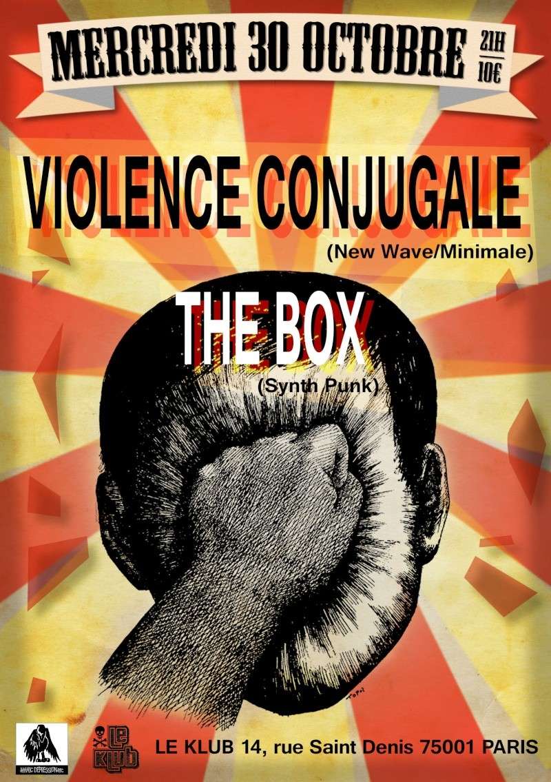 [30.10.2013] Violence Conjugale + The Box @ Paris (Klub) Violen12