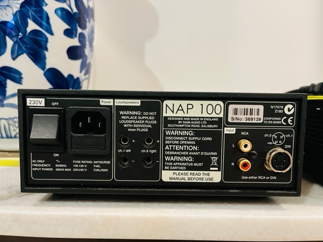 Naim NAP 100 Power Amplifier Img_9416