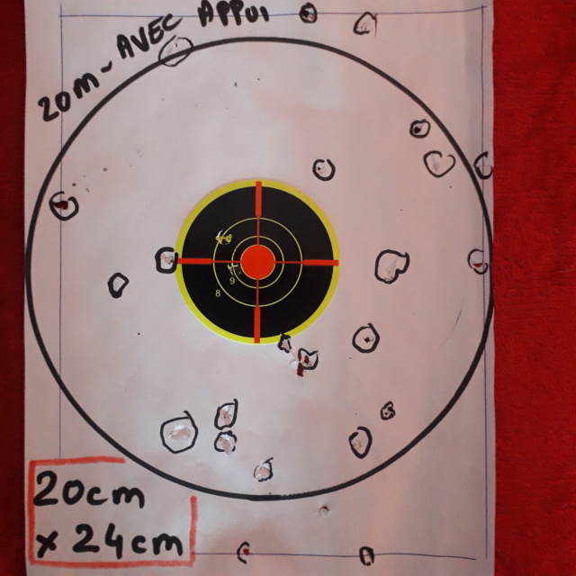 Tir à 30m au Beeman P17 : J'ai amélioré mon tir 20231227