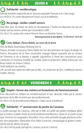 Lancement des Incroyables Comestibles et Semaine du Développement durable Sdd410