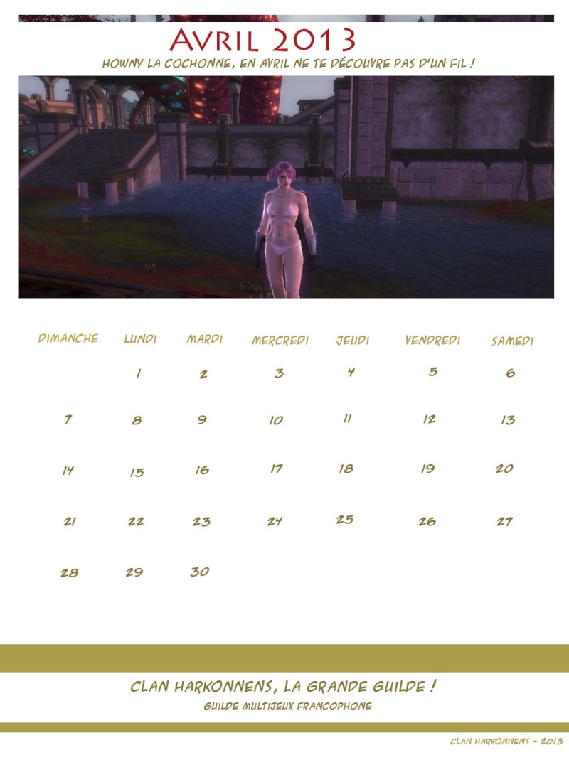 CALENDRIER 2013 Avril_11