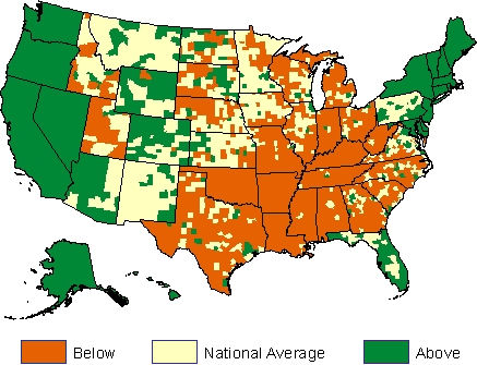 Choosing A Good State To Live MAPS Coli_i10