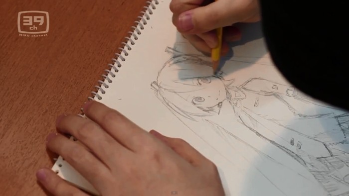 Video: “KEI” el diseñador de Miku Hatsune dibujándola en vivo Kei-il10