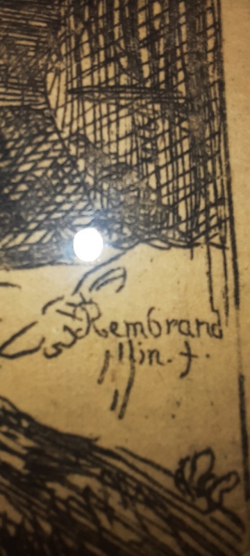 gravure Rembrandt la mise au tombeau du christ 20220387