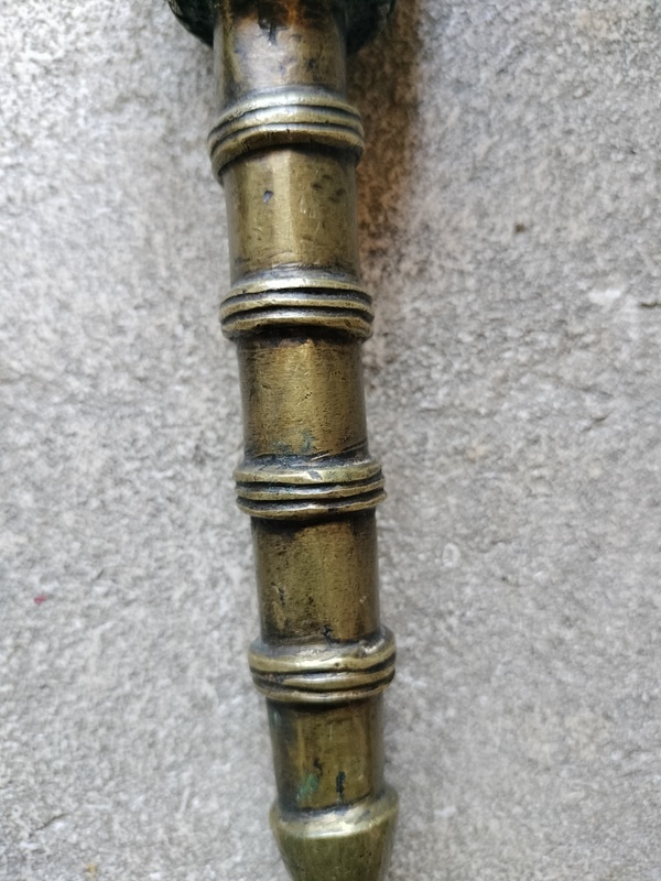 élément de pipe en bronze Bamoun Img20184