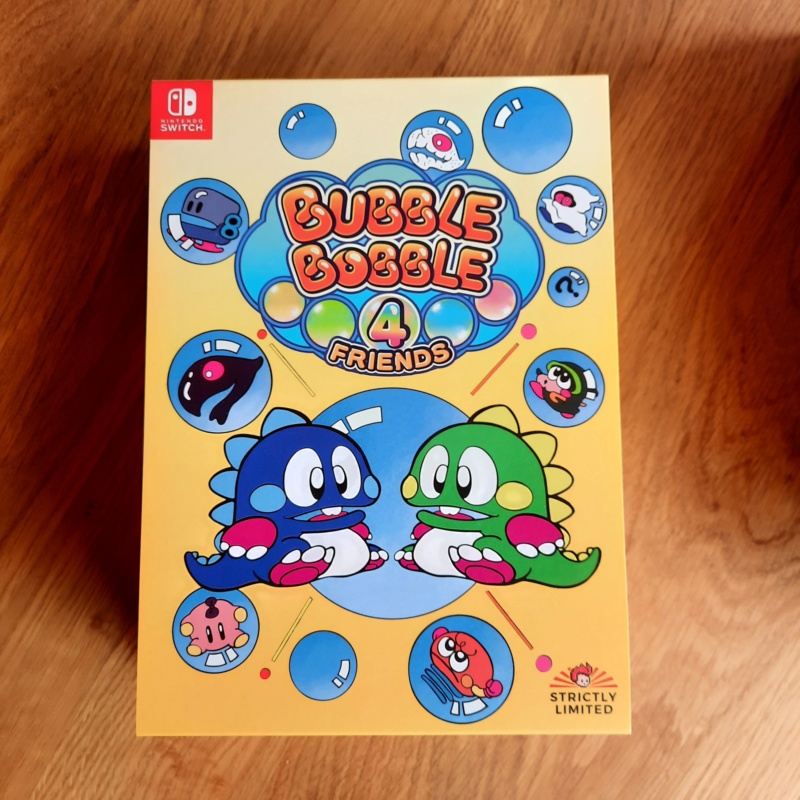 VENDU Bubble Bobble 4 Friends In Collector's Edition Strictly Limited Switch + Aluminium Art Card 20230410