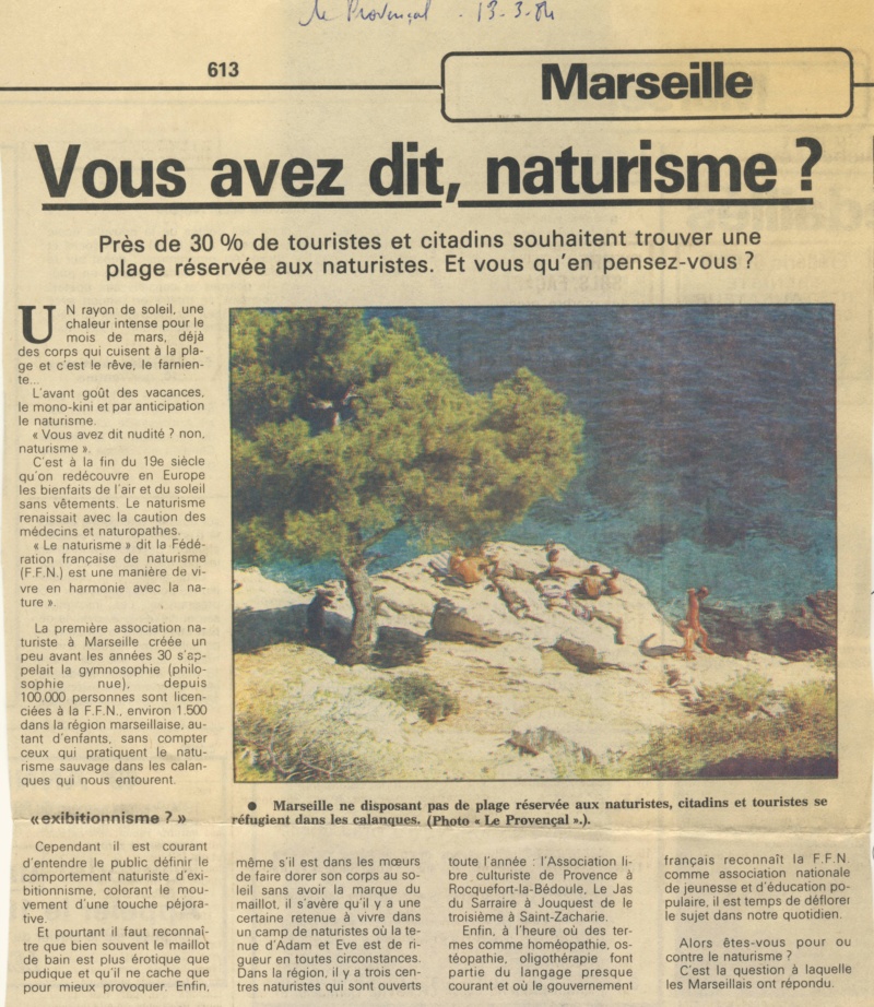 Histoire du naturisme dans la région marseillaise  13_03_10
