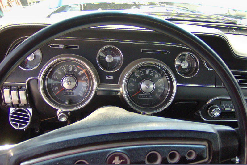 (50) Option, tachymètre pour Mustang 1968 68-mus10