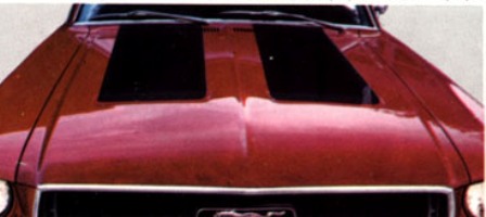 (28) Option, bande noir peinte sur le capot pour Mustang 1968 Capot_10