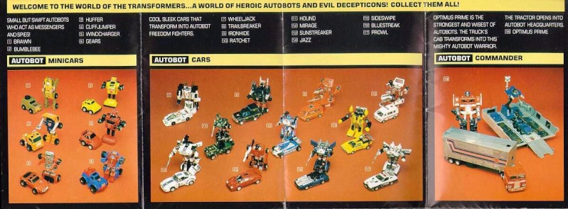 Transformers Generation one (1984-86) introduzione alla linea giocattoli 84a_ca10