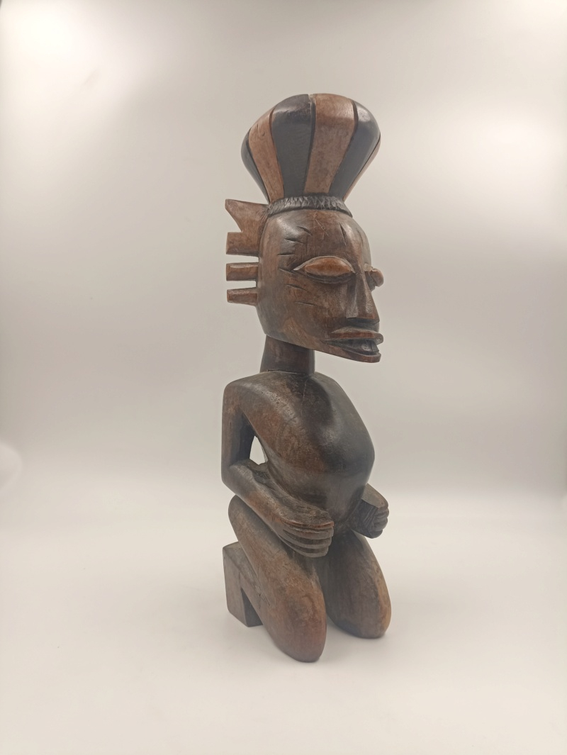 Statuette africaine Inspiration Sénoufo Souvenir de voyage Img_2523