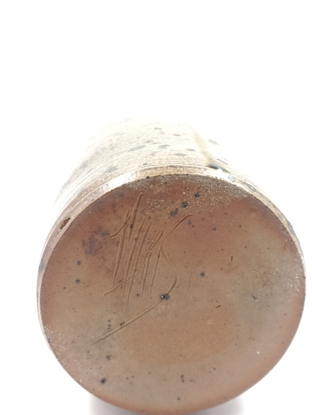 Vase en grès pyrité signature à identifier Img_2762