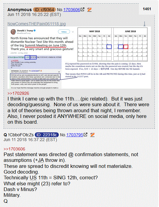 Q Drops 11 June - Q Is Making Up For the Long Silence - “It's a Great Day to Be a Deplorable” 146110