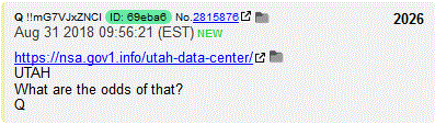 Q Drops 31 August 202610