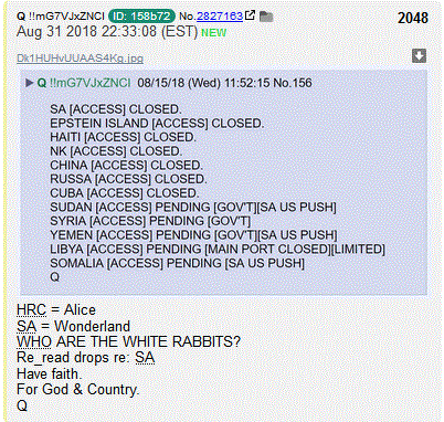 Q Drops 31 August 204810