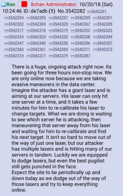 HUGE Attacks on the 8chan and Dave Hodges Servers Today – They Must Be Over the Target on Something 8chan_10