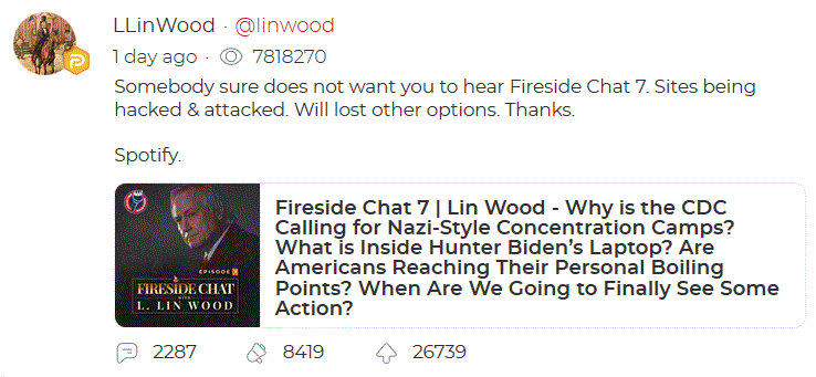 2021_01_09 Lin Wood Fireside Chat 7 | Why Does the CDC Recommend Concentration Camps? Are YOU Reaching Your Boiling Point? L_wood10