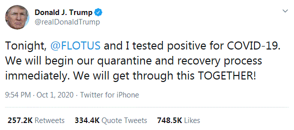 BREAKING: President Trump, first lady test positive for coronavirus, set to quarantine at White House Potus_29