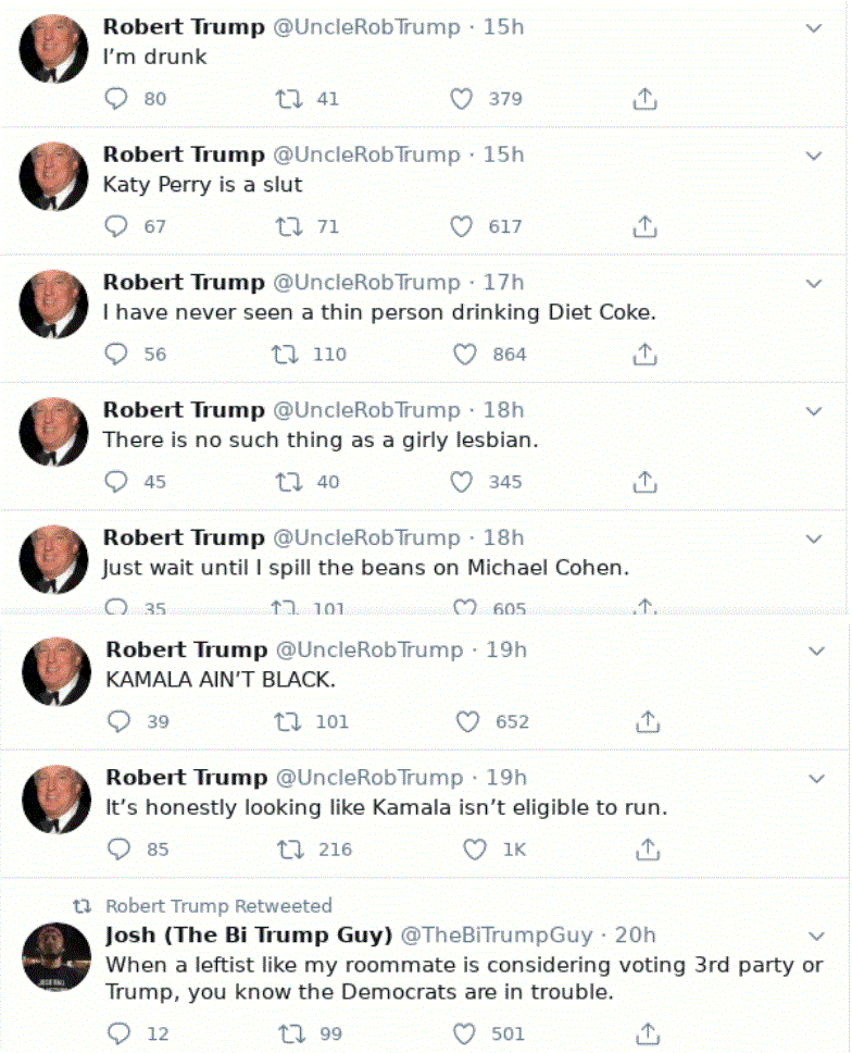 2020_08_15 BREAKING: Robert Trump, the president’s younger brother, dead at 71 Robert19