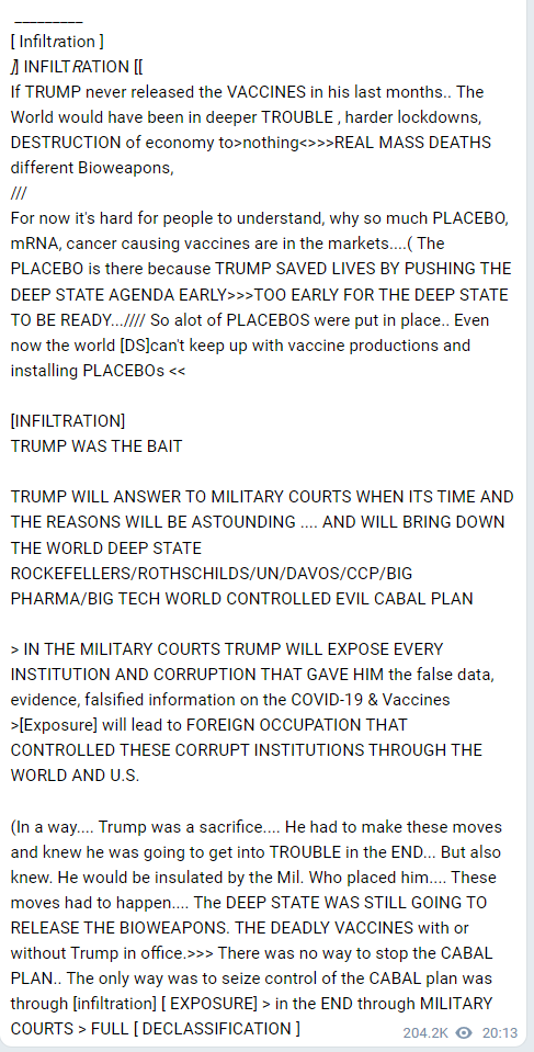 2022_01_04 Telegram post from “Q) The Storm Rider”… “Trump was the bait” Storm_13