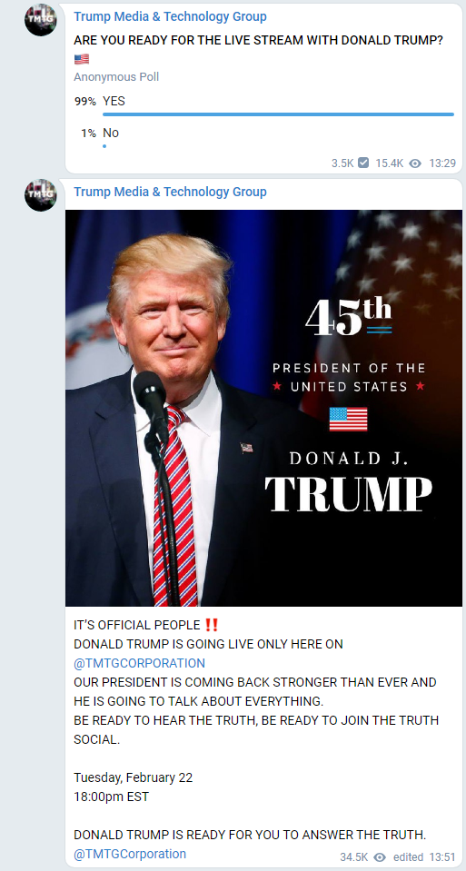 Donald Trump’s “Truth Social Media Platform” - A Thread for any New News Trump_14