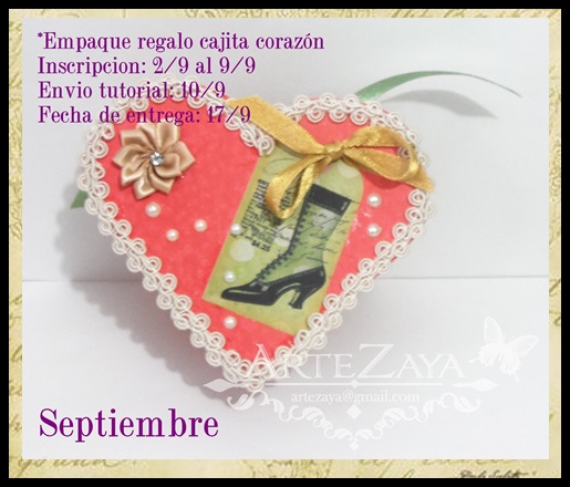 Gaeria Reto 14/ "Empaque regalo Cajita corazon" Septie14