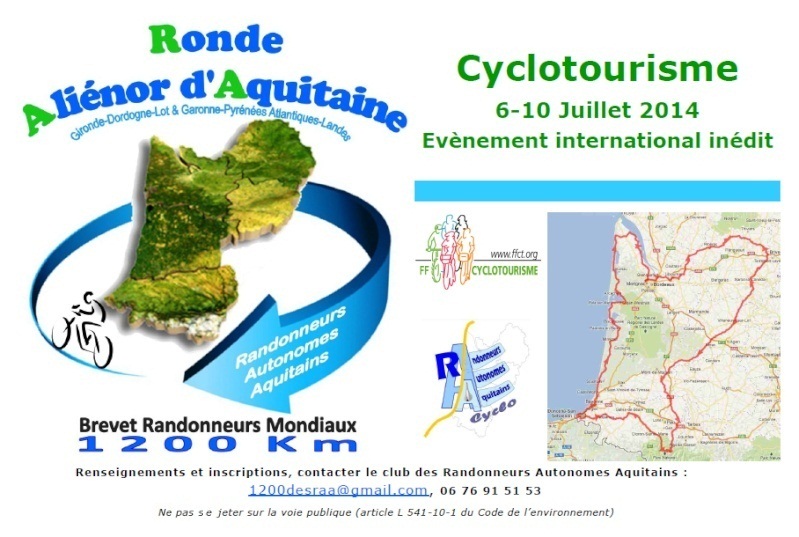 Ronde Aliénor d'Aquitaine 2014 Flyer110